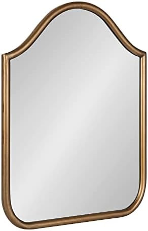 Kate and Laurel Fellows Traditional Scalloped Arched Wall Mirror, 18 x 24, Gold, Decorative Vinta... | Amazon (US)