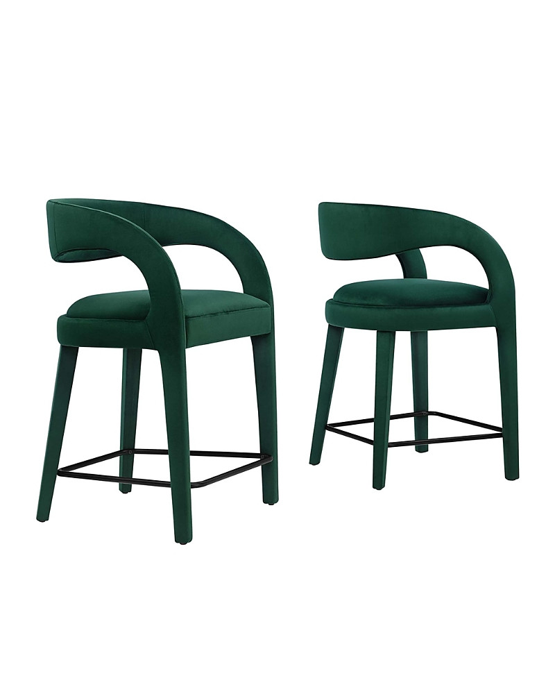Modway Pinnacle Performance Velvet Counter Stool Set of 2 | Bloomingdale's (US)