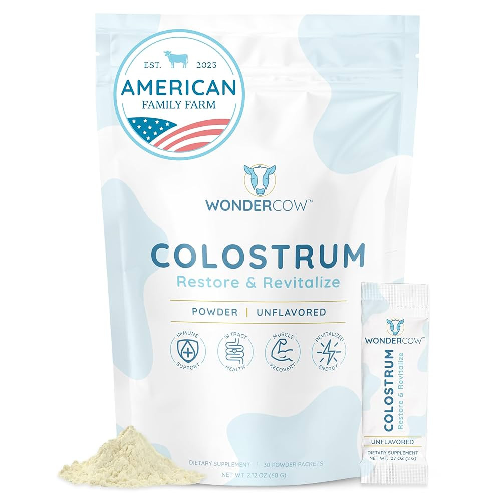 Colostrum Supplement Powder for Gut Health, Immune Support, Muscle Recovery & Wellness | Natural ... | Amazon (US)