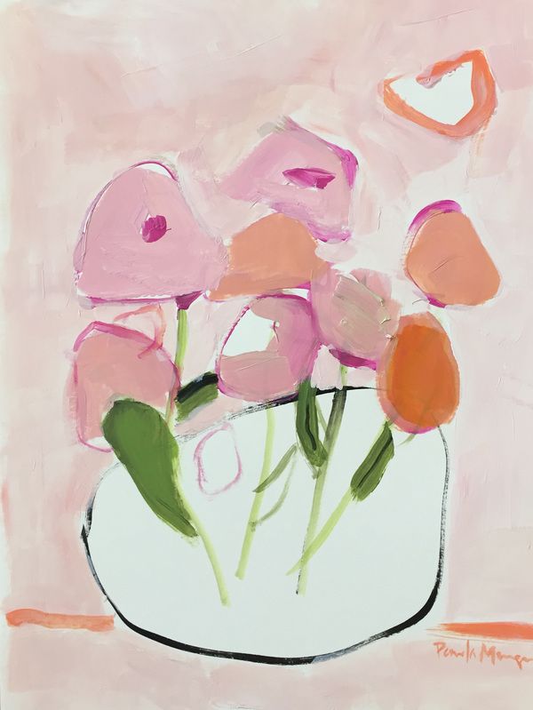 Potted Pink BY PAMELA MUNGER | Artfully Walls