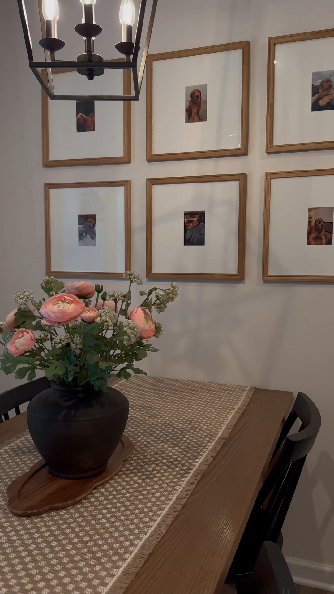 How perfect is this pet gallery wall? 
Our wall of Beau is complete & I couldn’t be happier with the results 🥹🤍