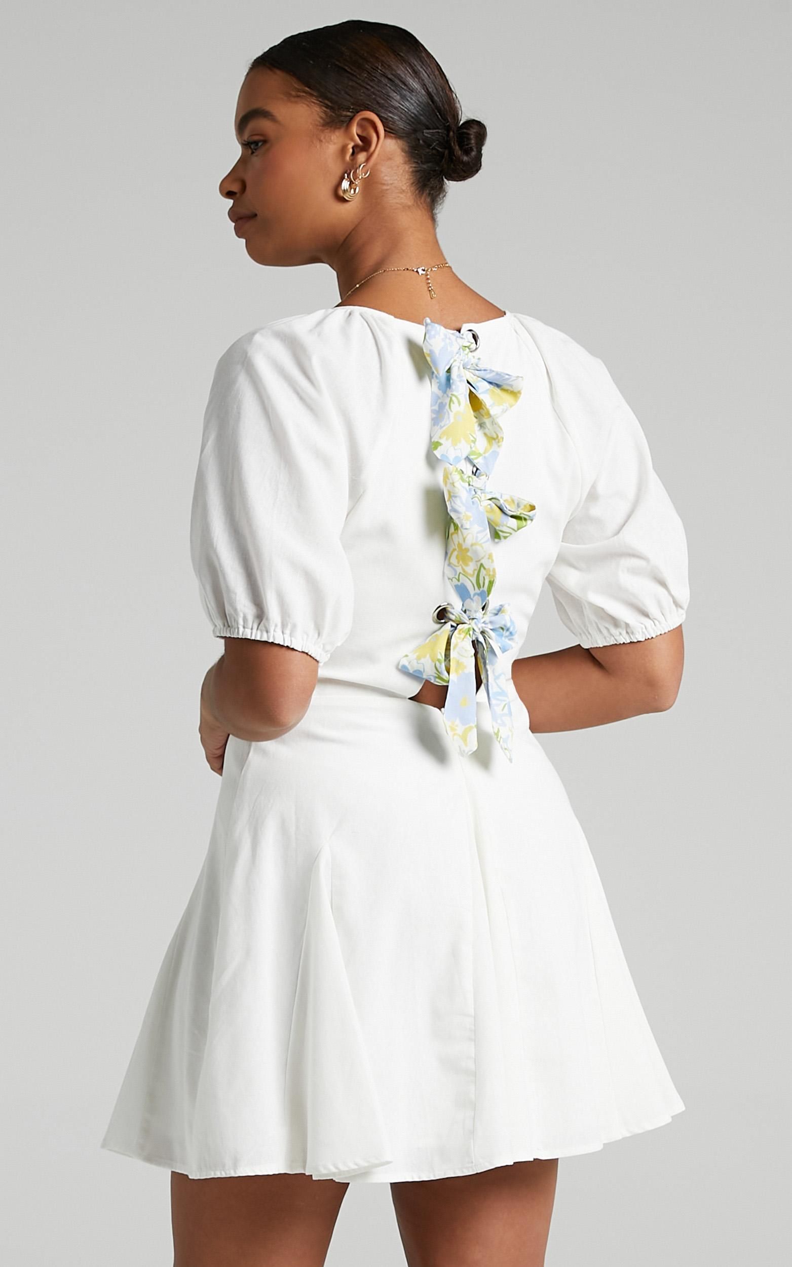 Riku Dress in White | Showpo - deactived