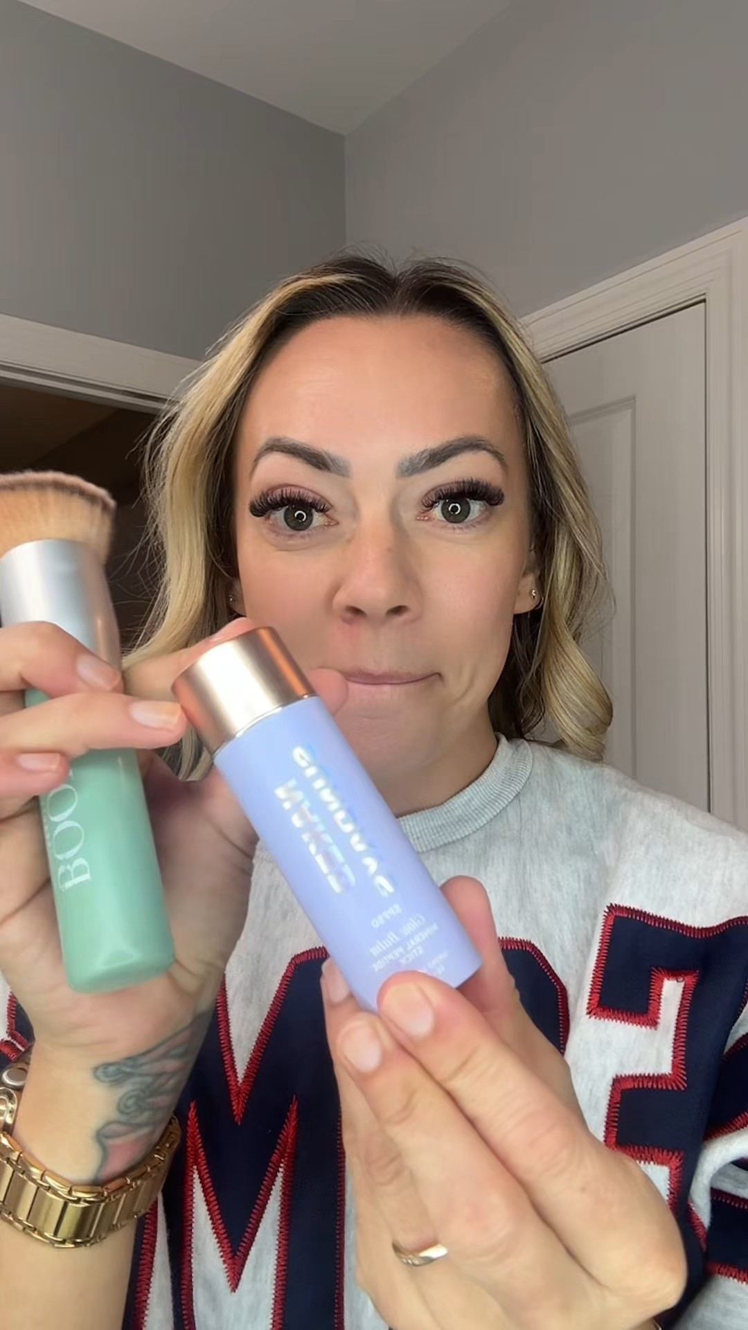 Everything you need in one stick. Sunscreen, peptides and a bronze glow  

#LTKBeauty #LTKFindsUnder50 #LTKgrwm