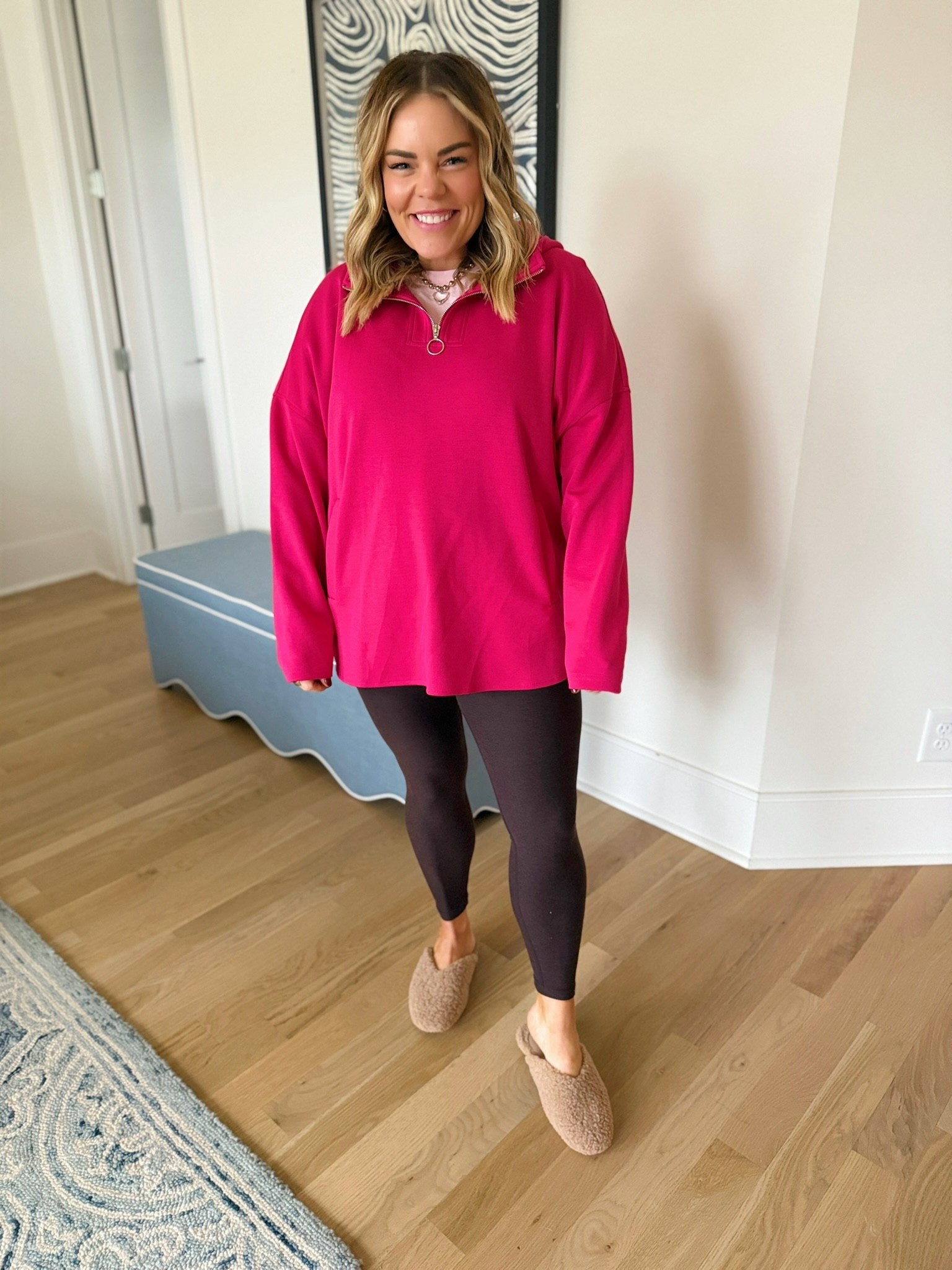 women’s pullover, comfy style, leggings, casual outfit, loungewear, trendy cozy outfit, winter stylee

#LTKootd #LTKSeasonal