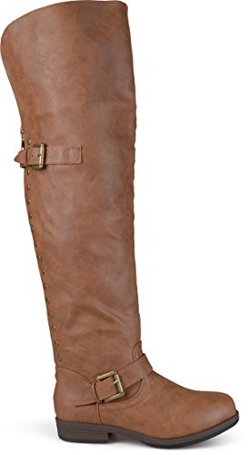 Brinley Co Women's Sugar Over the Knee Boot, Chestnut, 10 Regular US | Amazon (US)