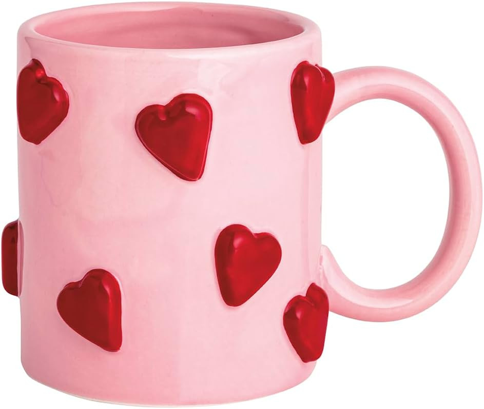 Mud Pie Valentine's Day Hearts Mug | Amazon (US)