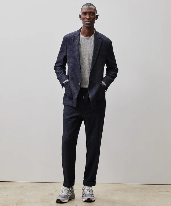 Italian Donegal Traveler Suit in Midnight | Todd Snyder