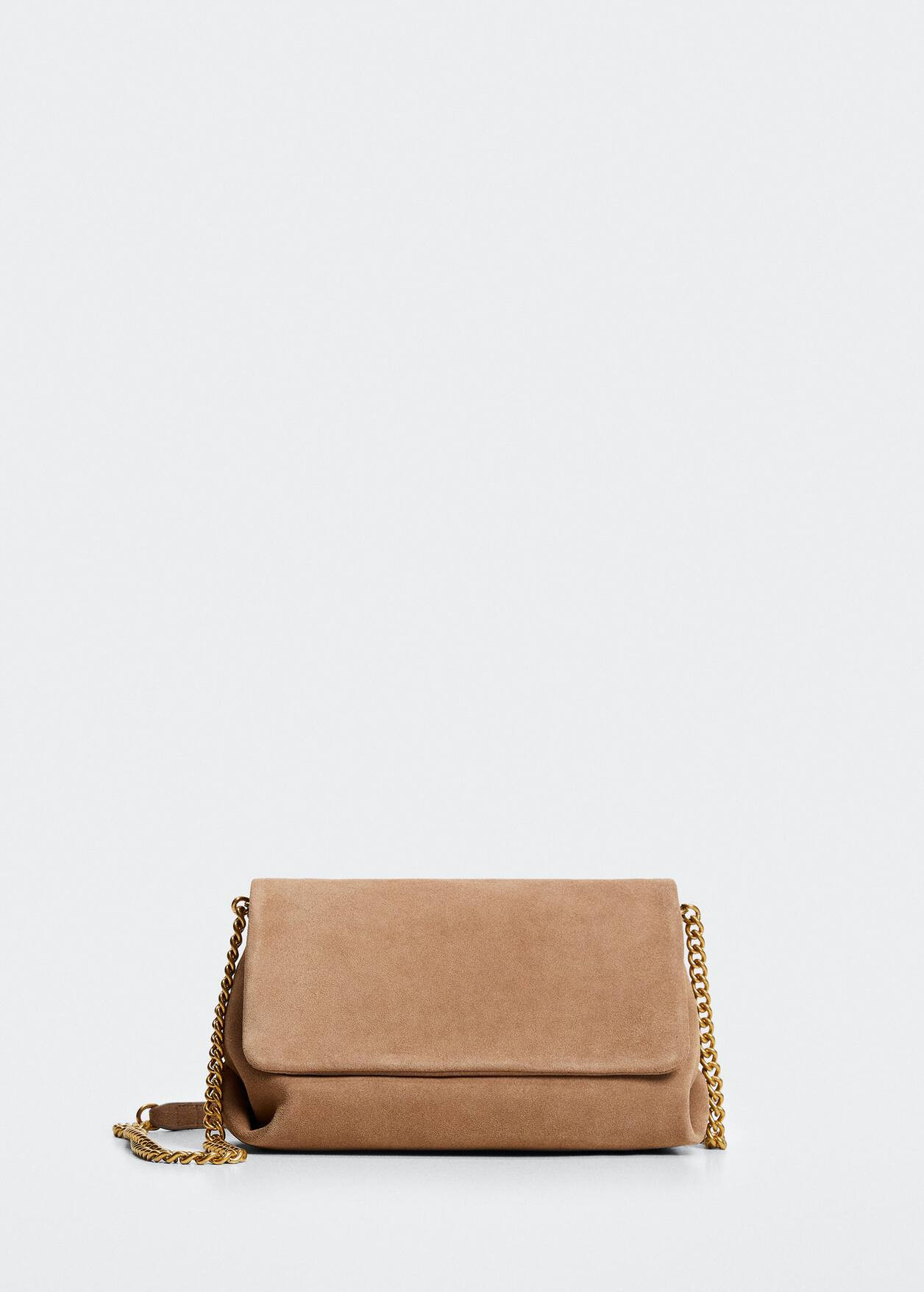 Chain leather bag -  Women | Mango USA | MANGO (US)