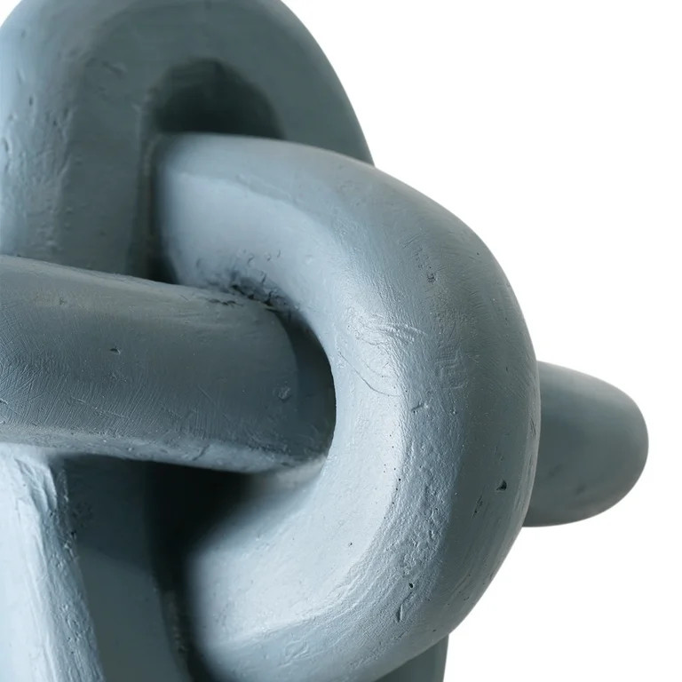 Crystal Art Gallery Contemporary Indoor Tabletop Resin Modern Blue Knot 4.3" - Walmart.com | Walmart (US)