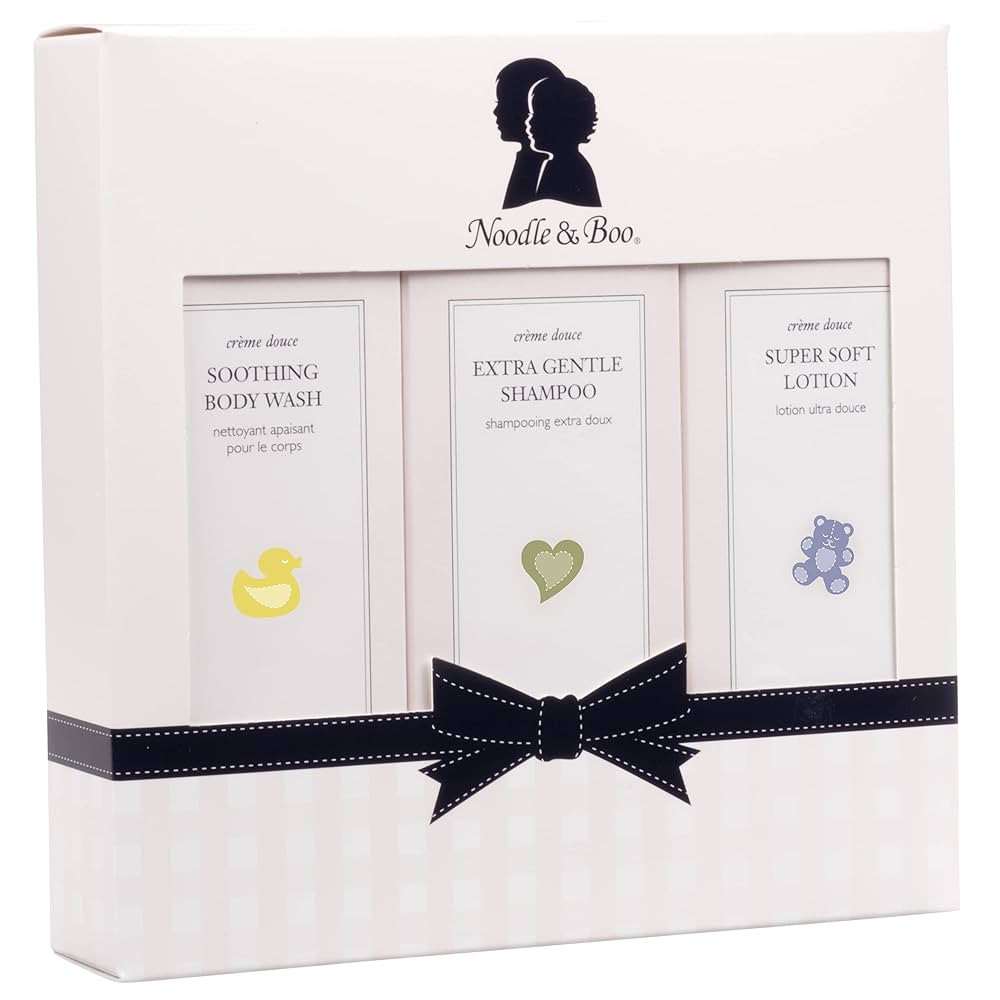 Noodle & Boo Starter Set, Newborn Baby Gift; Super Soft Baby Lotion and Newborn 2-in-1 Hair & Bod... | Amazon (US)