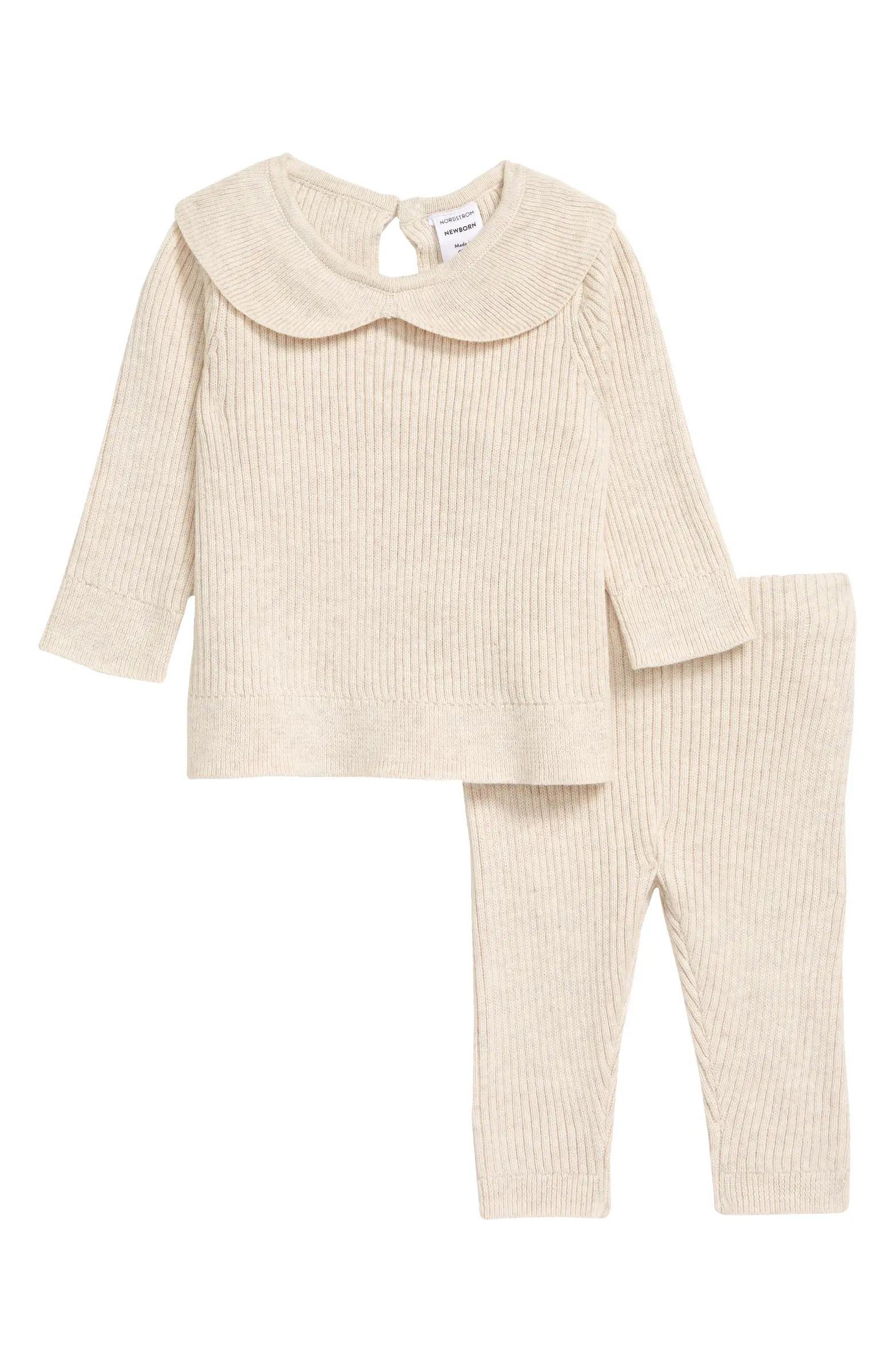 Nordstrom Ribbed Cotton Sweater and Leggings Set | Nordstrom | Nordstrom