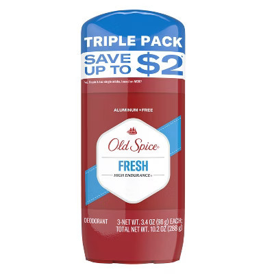 Old Spice Men's Deodorant - Legendary Fragrance Fresh - 3.4oz/3pk | Target