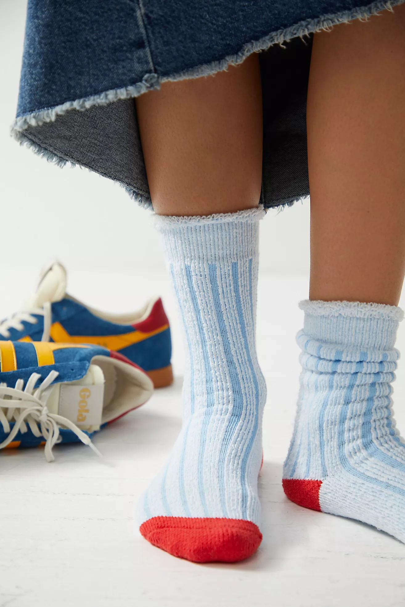 Plush Inside Out Crew Socks | Free People (Global - UK&FR Excluded)