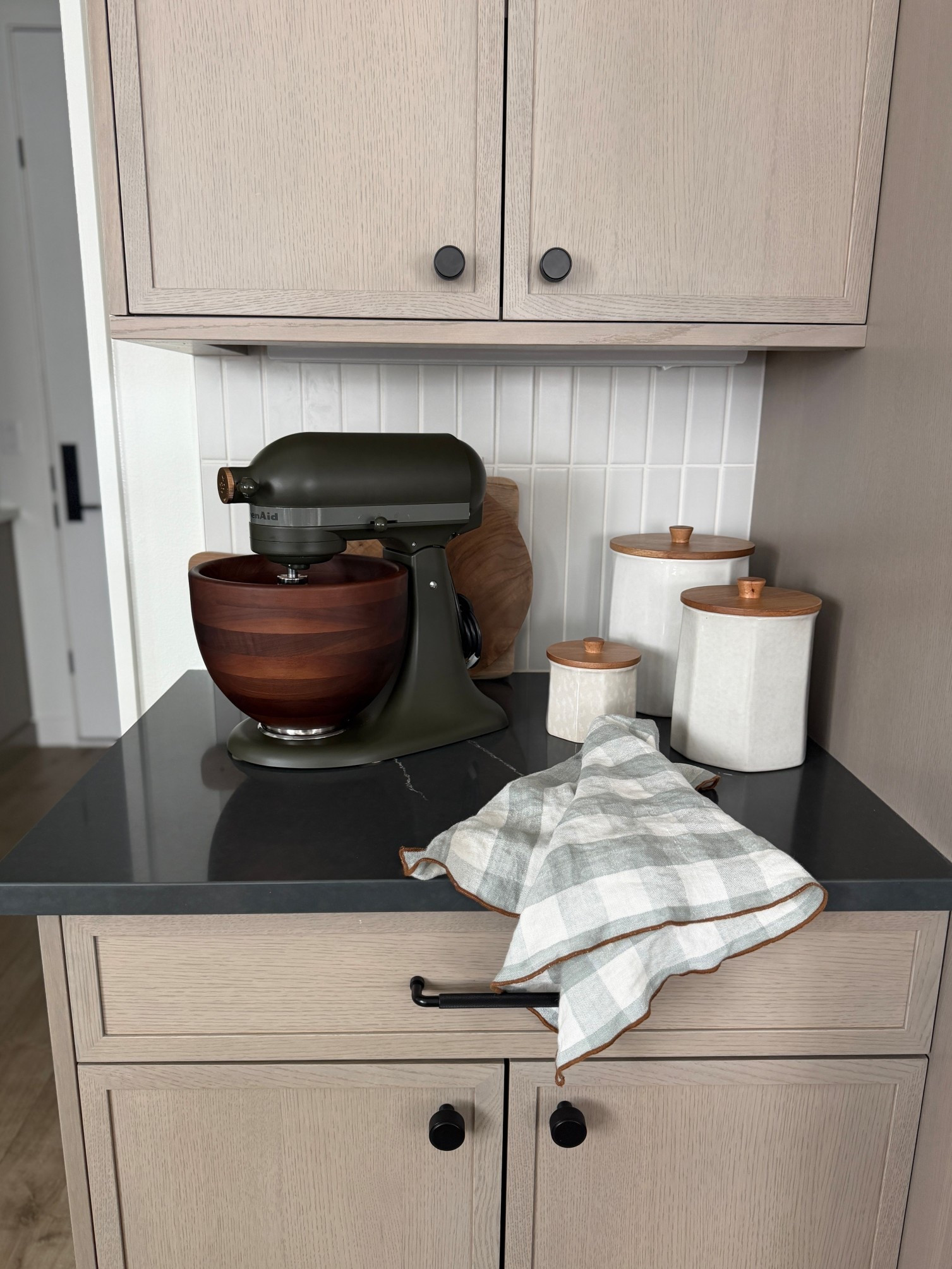 Loving these new canisters from Target! Available in 4 sizes (these are the 130, 80, and 19.75 fl oz sizes). The color, shape and wood tops are 😍

#LTKHome #LTKFindsUnder50