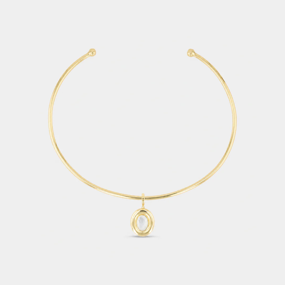 Andra Choker with Pearl Pendant | CROIA AF