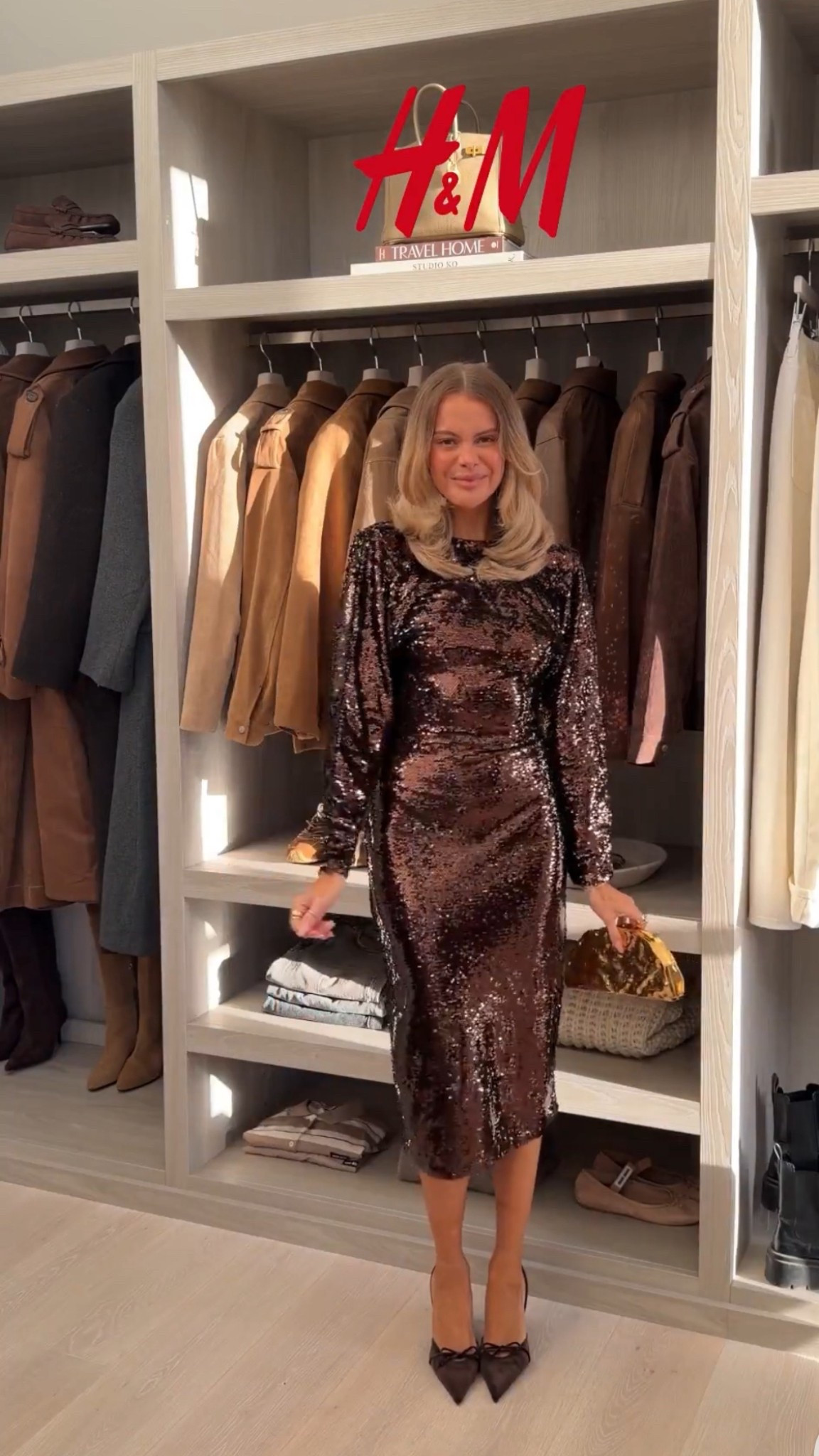 I’m wearing a size S in the dress 🤎

#LTKeurope #LTKuk #LTKpartywear