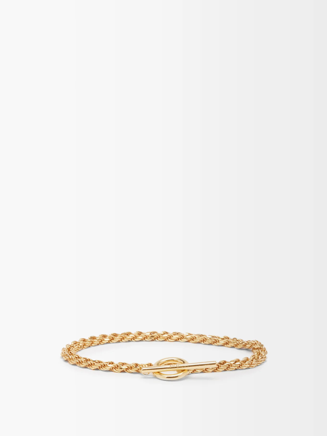 Rope double-chain recycled gold-vermeil bracelet | All Blues | Matches (UK)