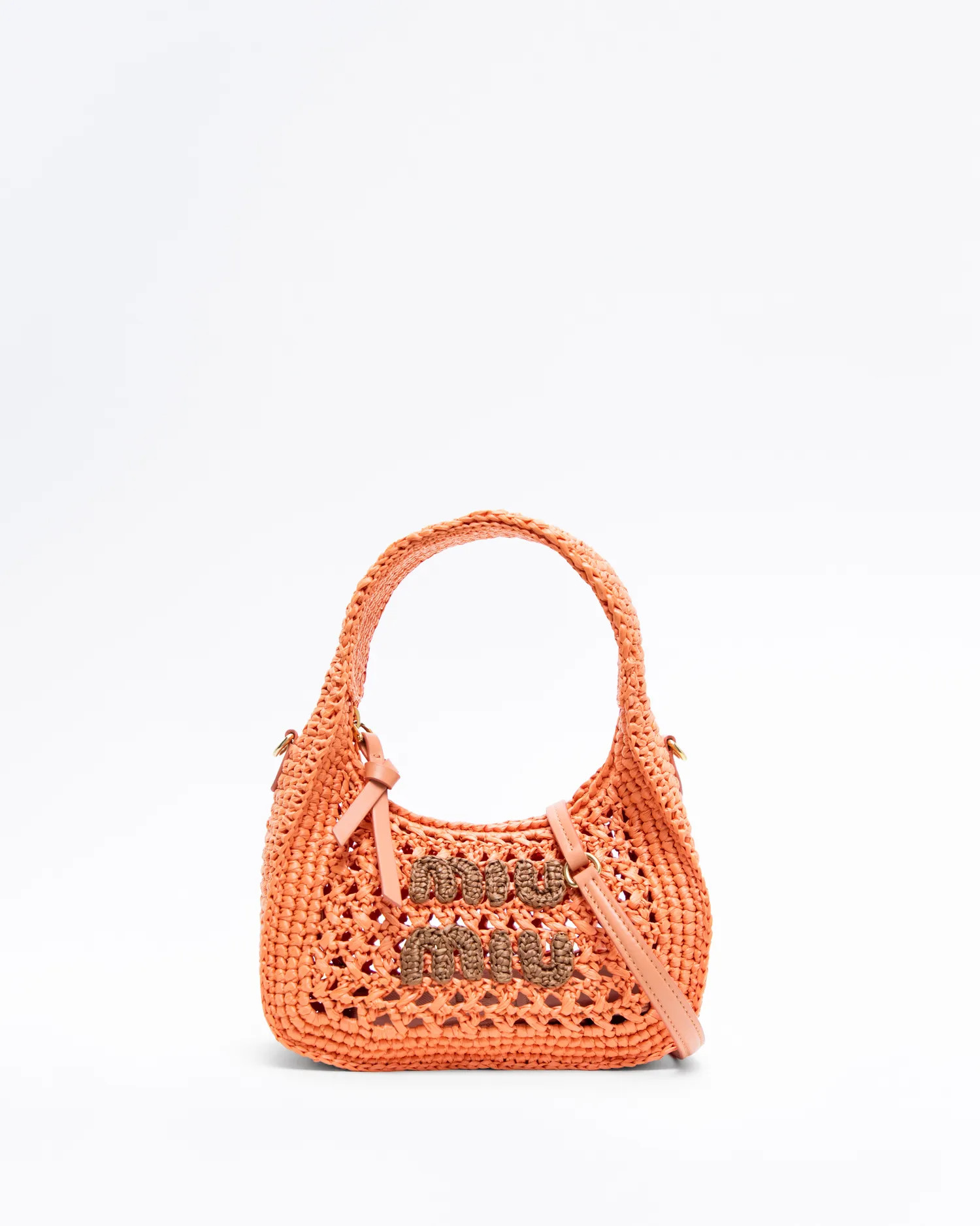 Raffia Mini Wander Hobo Bag | Vivrelle