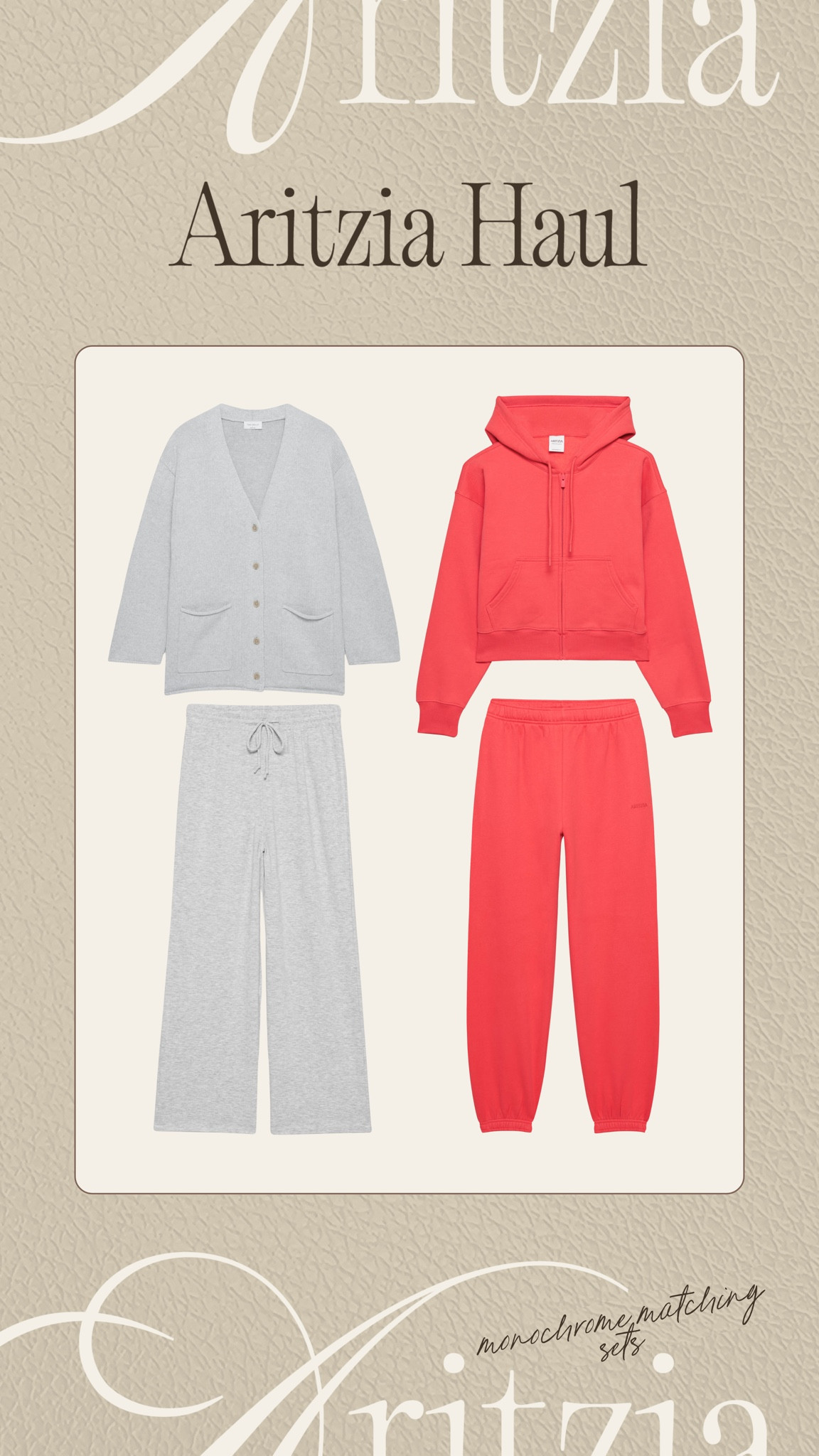 Some matching sets that Aritzia sent over🥺🤎 the coziest lounge! I wear a large in their tops and XL in bottoms #lounge #comfy #aritzia 

#LTKStyleTip #LTKMostLoved #LTKMidsize