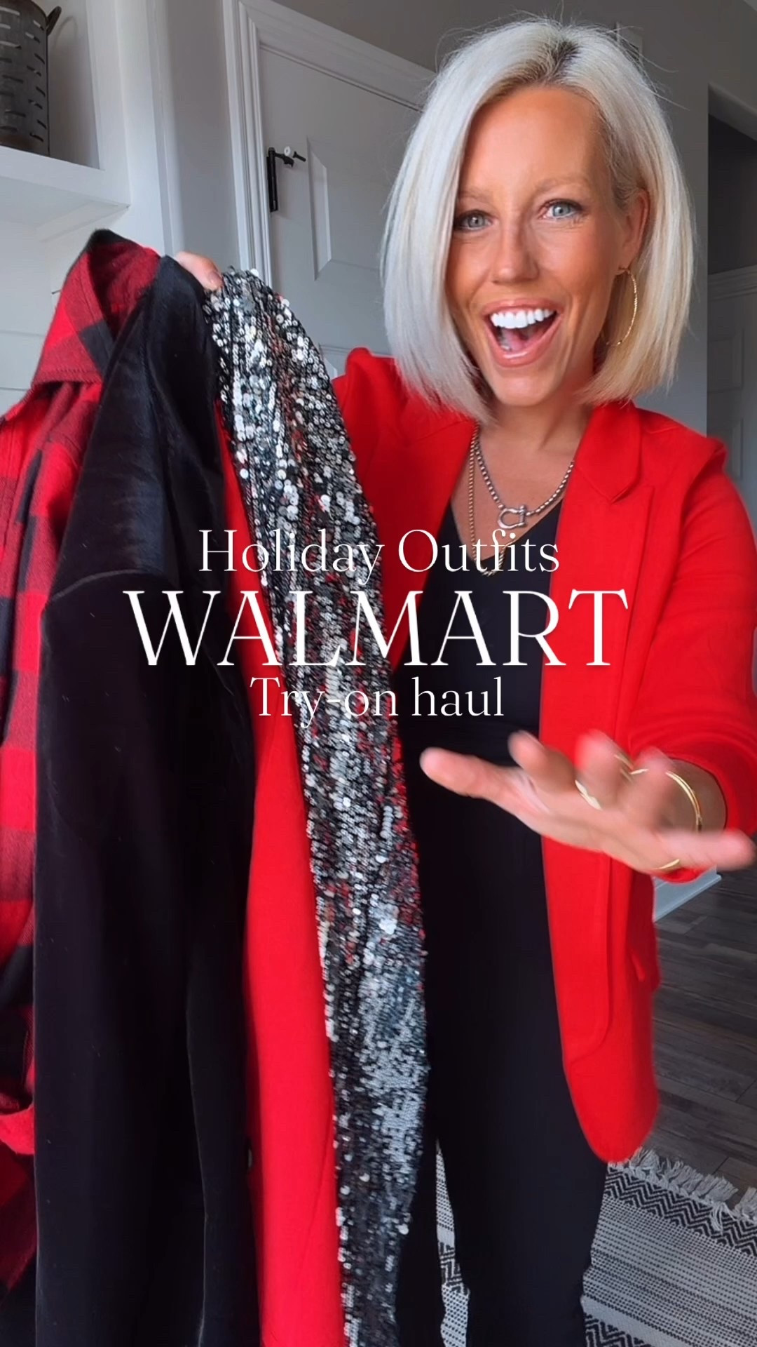Walmart holiday haul!!! I’m loving all of the different textures and the ability to mix and match these pieces!!!! Grab them before they sell out!!!
⬇️⬇️⬇️
Wearing size small in everything except the sequin pants are medium!!

#LTKParties 

#LTKFindsUnder50 #LTKHoliday