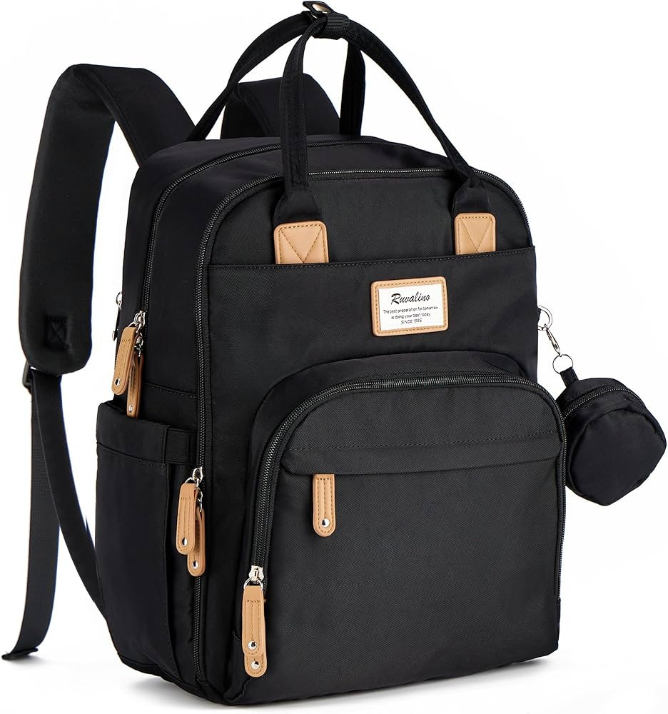 RUVALINO Diaper Bag Backpack - Multifunction Waterproof Travel Essentials, Maternity Baby Bag wit... | Amazon (US)