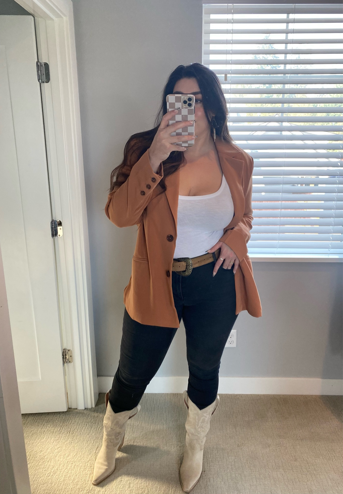 Boo! 🧡 My blazer is on #sale and it’s the perfect color for the season 🤩 

#LTKcurves #LTKSeasonal #LTKsalealert