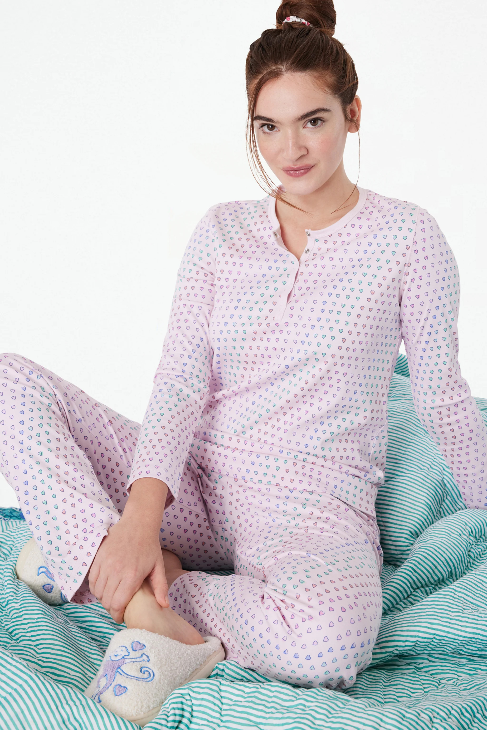 Disco Hearts Pajamas | Roller Rabbit | Roller Rabbit