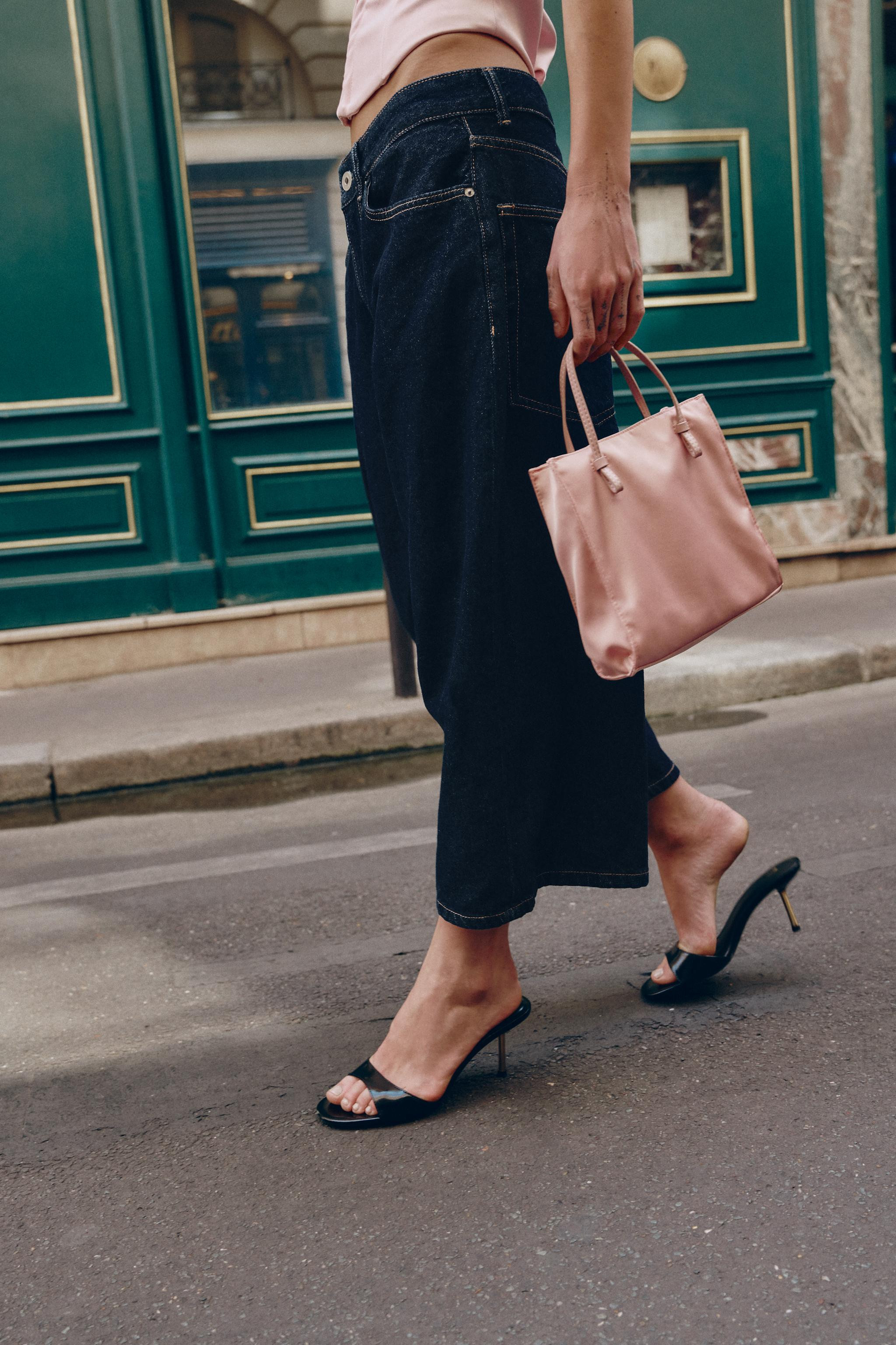 SATIN HANDBAG | Zara US
