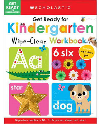 Get Ready for Kindergarten Wipe-Clean Workbook: Scholastic Early Learners (Wipe Clean) by Scholas... | Macy's