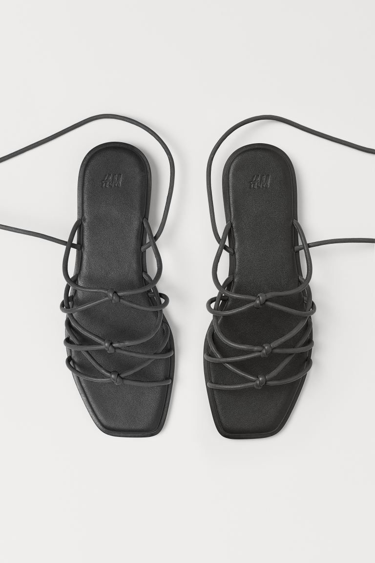 Leather sandals | H&M (UK, MY, IN, SG, PH, TW, HK)