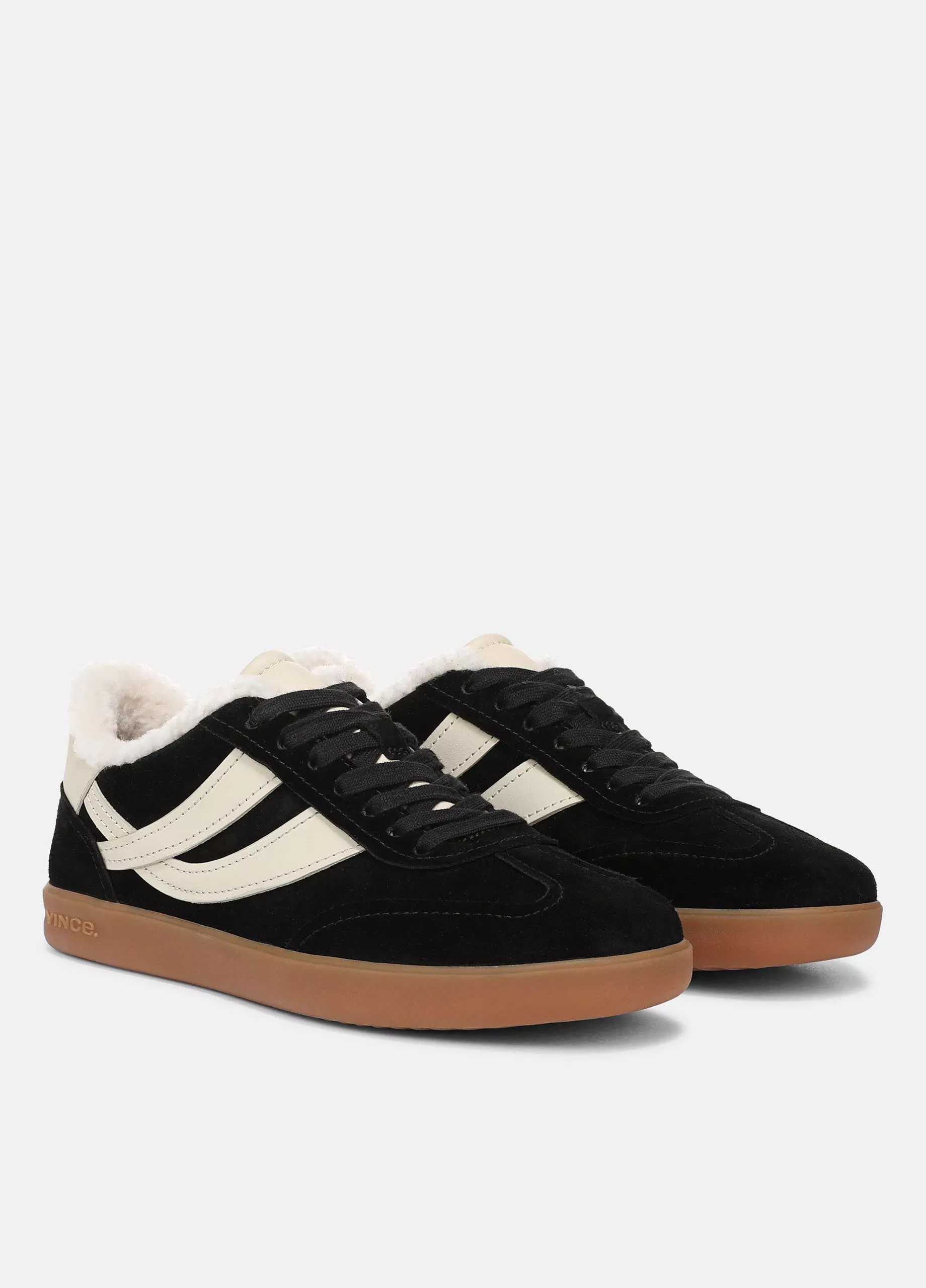 Oasis Suede & Shearling Sneaker | Vince LLC