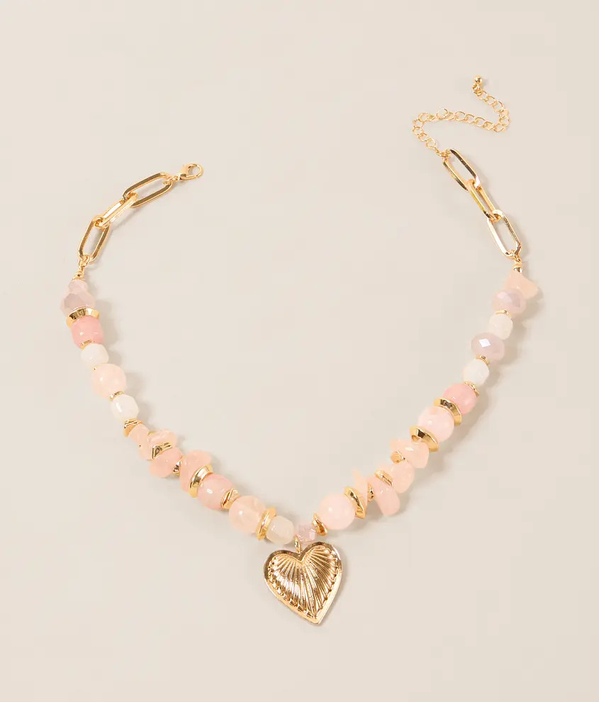 Beaded Charm Necklace | Buckle