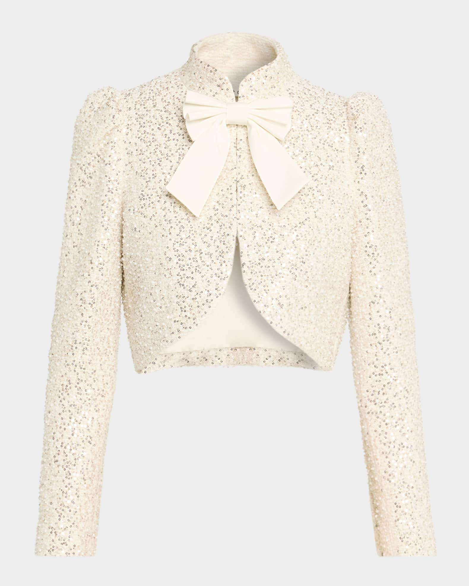Ilaria Embellished Cropped Jacket | Neiman Marcus