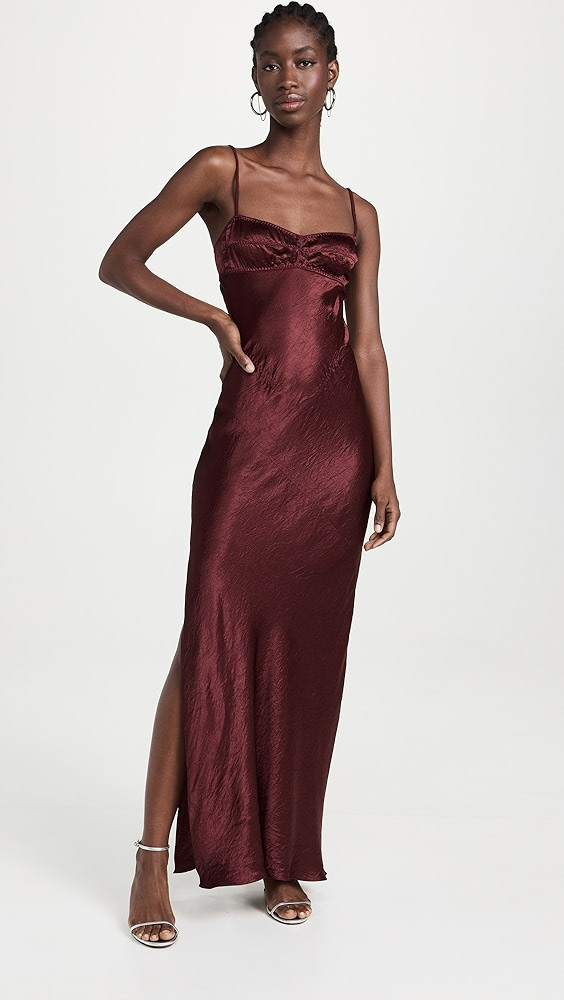 Anna October Burgundy Maxi Dress | Shopbop | Shopbop