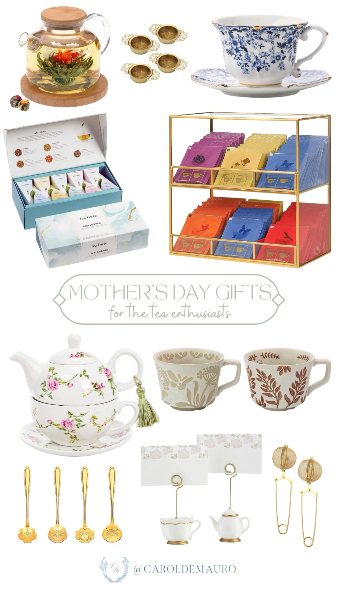 Spoil the tea lover in your life with these elegant floral sets and gold-accented accessories! Pick out these few cozy essentials to give her a Mother's Day gift she'll actually want to use every morning.

amazon home, mother's day gifts, tea enthusiasts, brunch party, teaware, tea cups, tea sets, marble cups

#LTKHome #LTKMothersDay #LTKSeasonal