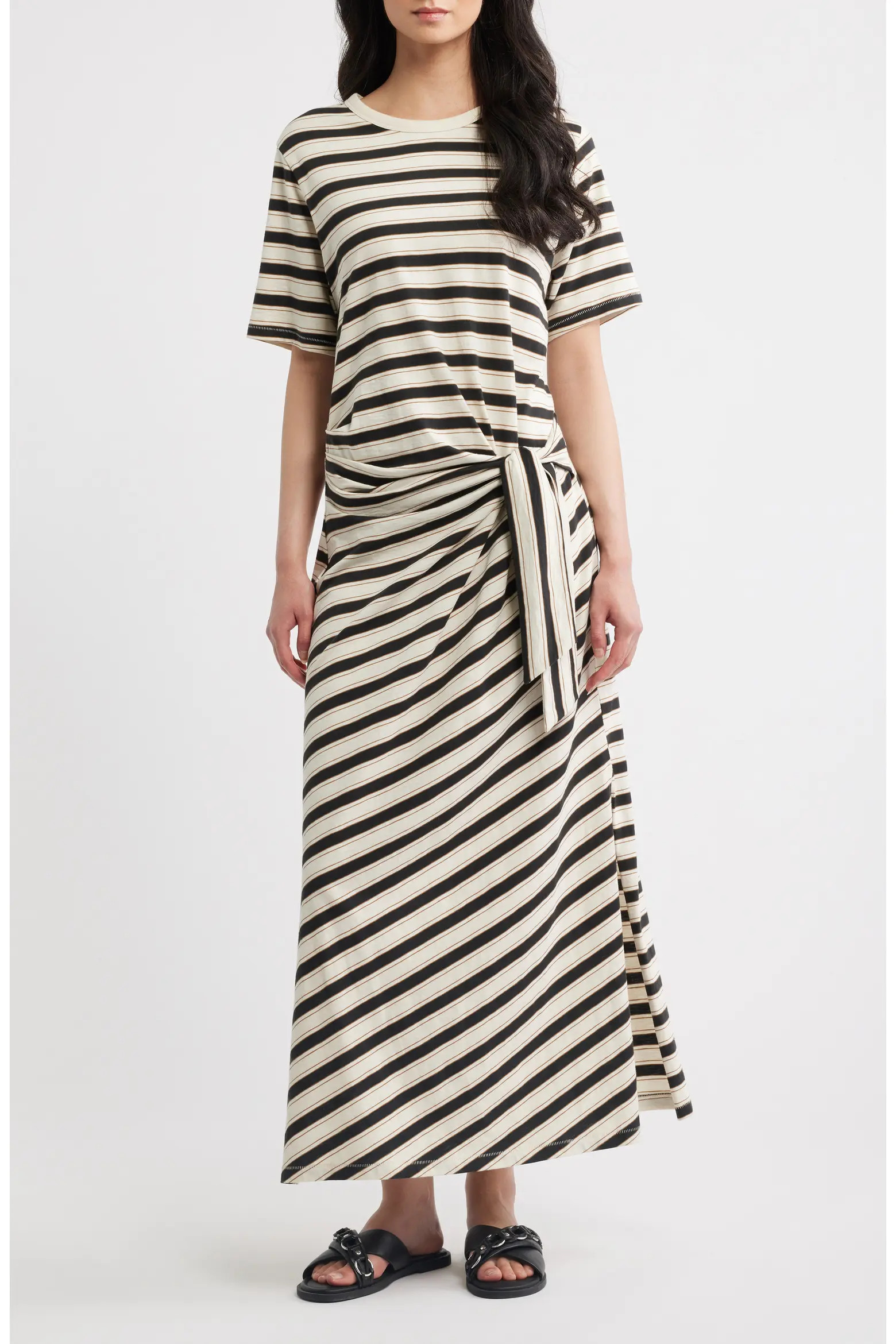 The Slub Stripe T-Shirt Maxi Dress (Women) | Nordstrom | Nordstrom
