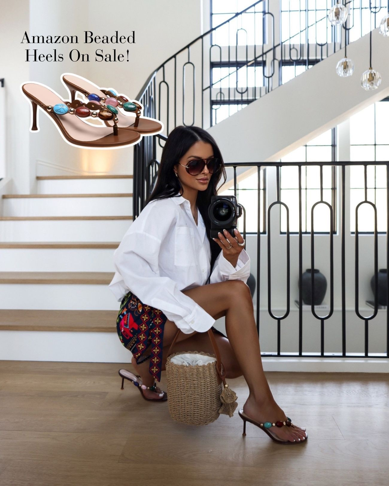 Amazon beaded heels on sale
Summer outfit ideas, beach vacation outfit, farm Rio similar skirt from Amazon, Amazon fashion haul, spring date night 



#LTKPetite #LTKTravel #LTKSaleAlert