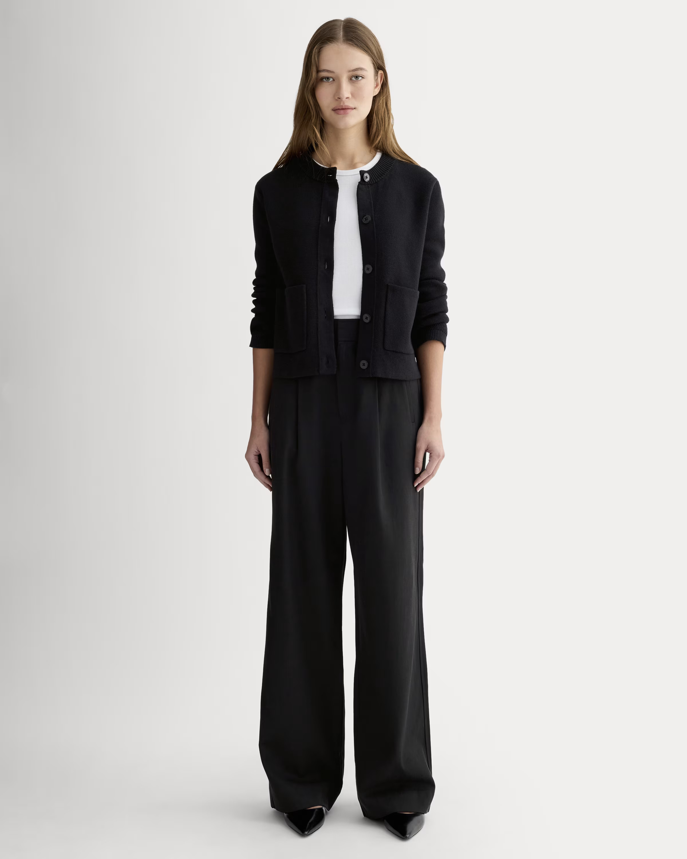 The Draper Pleated Pant in Buttersmooth | Everlane
