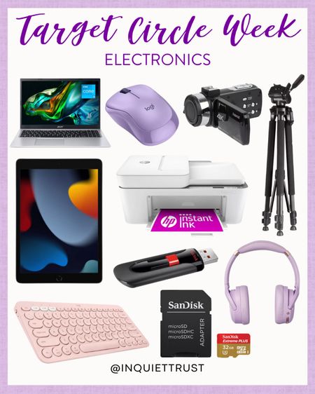 Get the latest electronics at great prices this Target Circle Week! Grab these while they're on sale now!
#techfinds #giftidea #workfromhome #gadgetsale

#LTKhome #LTKGiftGuide