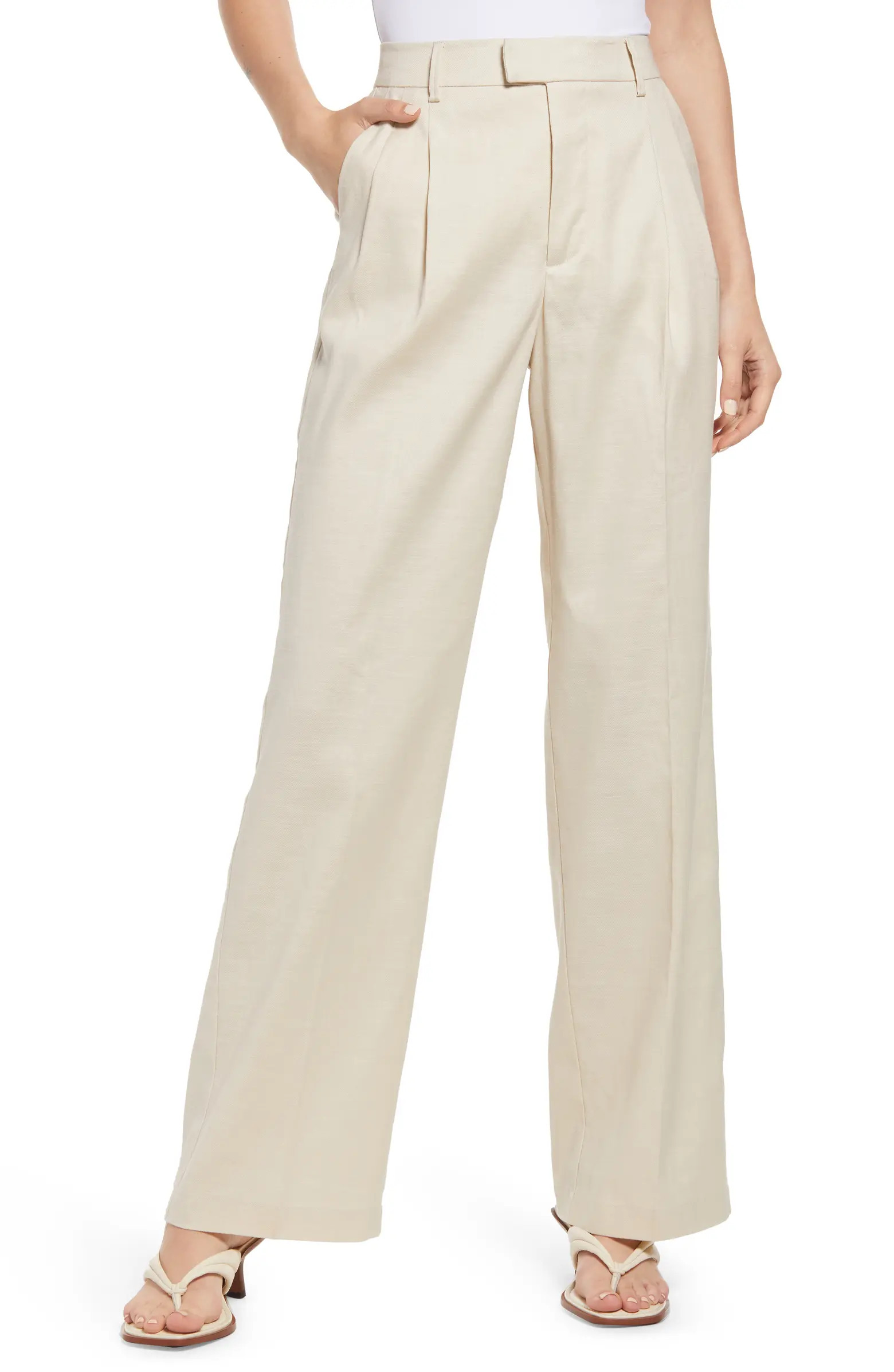 Marnie Linen Blend Pants | Nordstrom