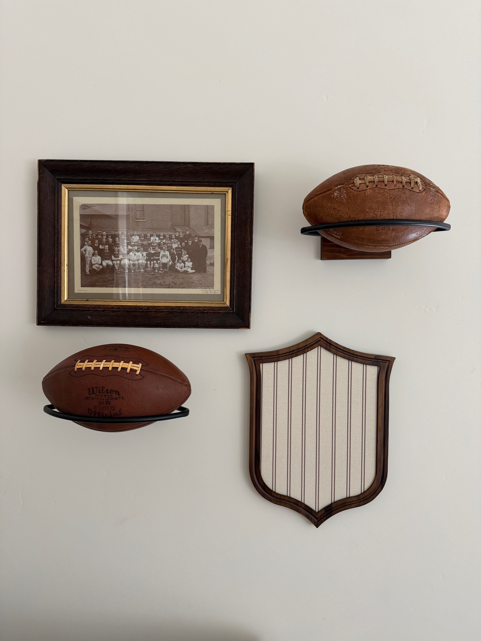 Love the wood detailing on these football wall pegs 🏈  @Wayfair

#LTKSaleAlert #LTKKids #LTKHome