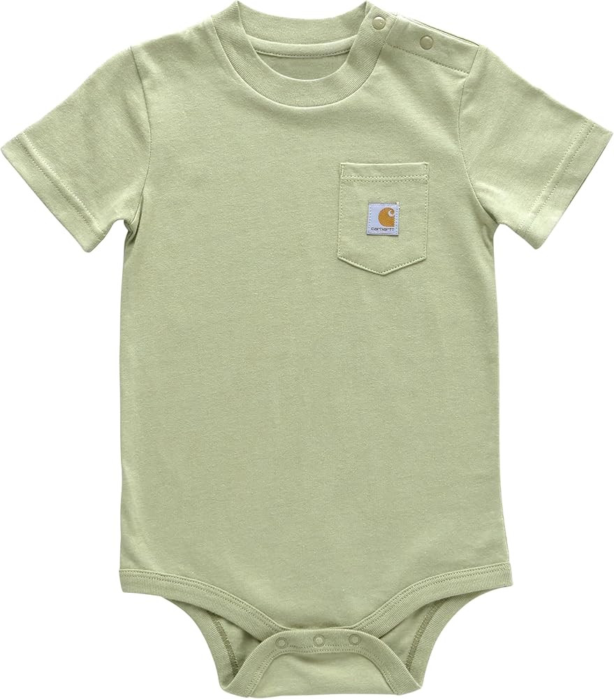 Carhartt Unisex Baby Short-Sleeve Bodysuit Pocket T-Shirt Onesie | Amazon (US)