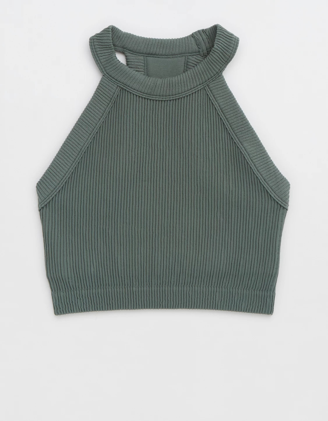 Aerie Seamless High Neck Longline Bralette | Aerie