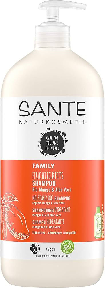 SANTE Naturkosmetik Organic Mango & Aloe Vera Shampoo, Value Size with Pump Dispenser, Moisturise... | Amazon (UK)