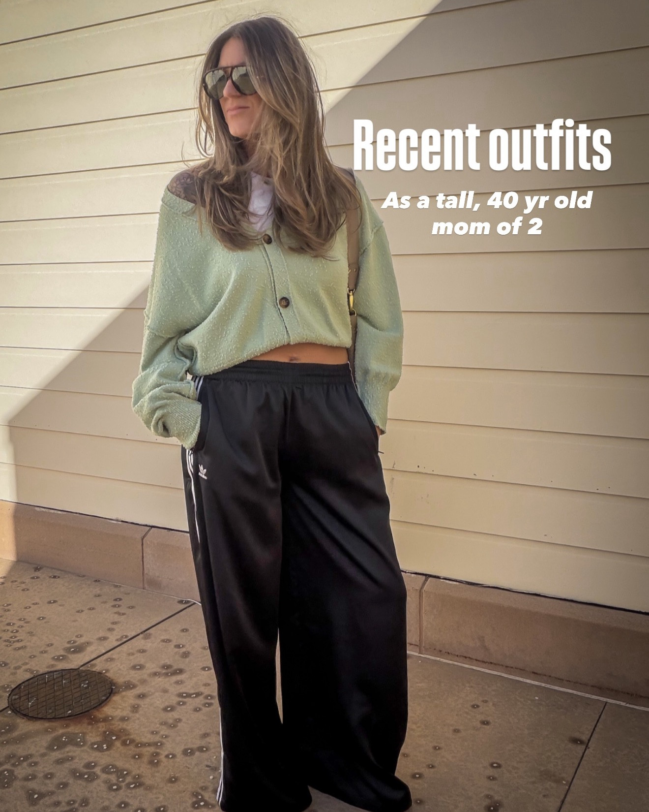 Recent outfits I’ve worn as a 40 yr old tall mom of 2 
✨large cardigan, 10 track pants
✨large top, 31x34 jeans
✨large blue sweater, 30 long jeans
✨large boxers & everything else in pic
✨large yellow tank, US10 pants (can size down if in between) 
✨large yellow tank cardigan, 30 tall barrel jeans
✨large sweater tee & large barrel pants
✨same sweater & jeans as previous slides (large sweater, 31x34 jeans)
✨large short sleeve cardi, medium tall yellow jeans
✨large boxers, XL button up shirt
✨all swim is large 
✨all shoes are 11s

#LTKover40 #LTKmidsize