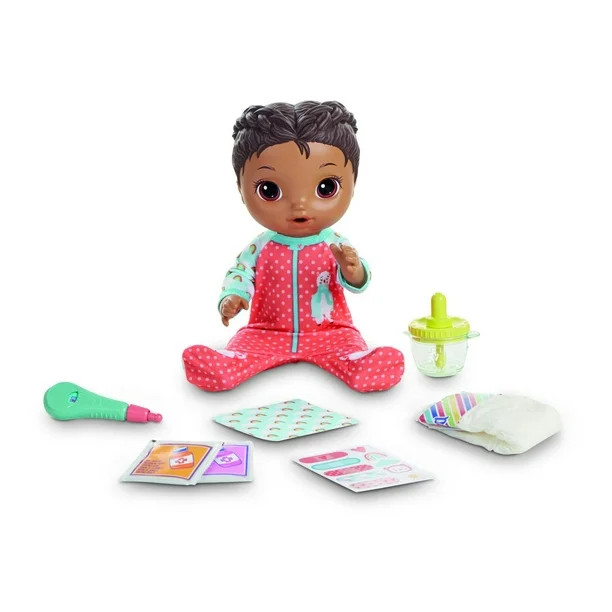 Baby Alive Mix My Medicine Doll, Polka Dot Pajamas, Doctor Accessories - Walmart.com | Walmart (US)