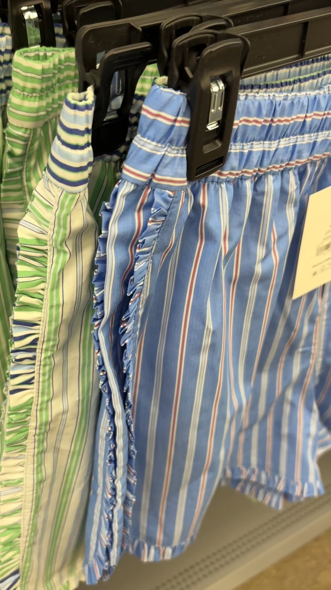 Cute striped shorts with ruffles! | Walmart Finds 

 #LTKgrwm #LTKootd #LTKSeasonal