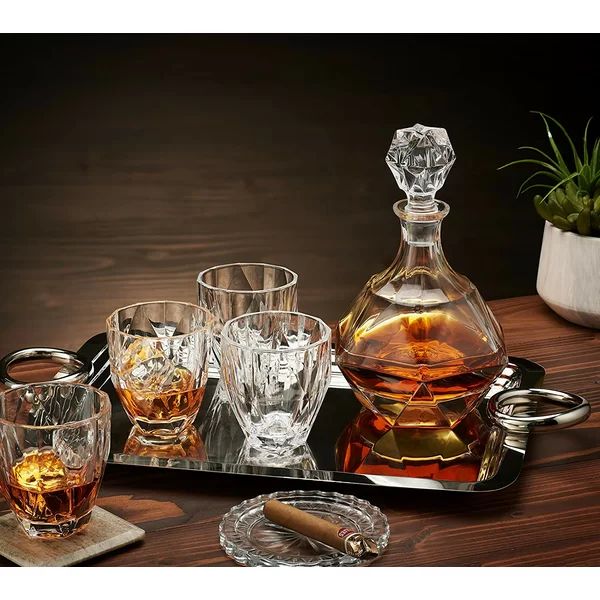 Duggan 5 Piece Whiskey Decanter Set | Wayfair North America