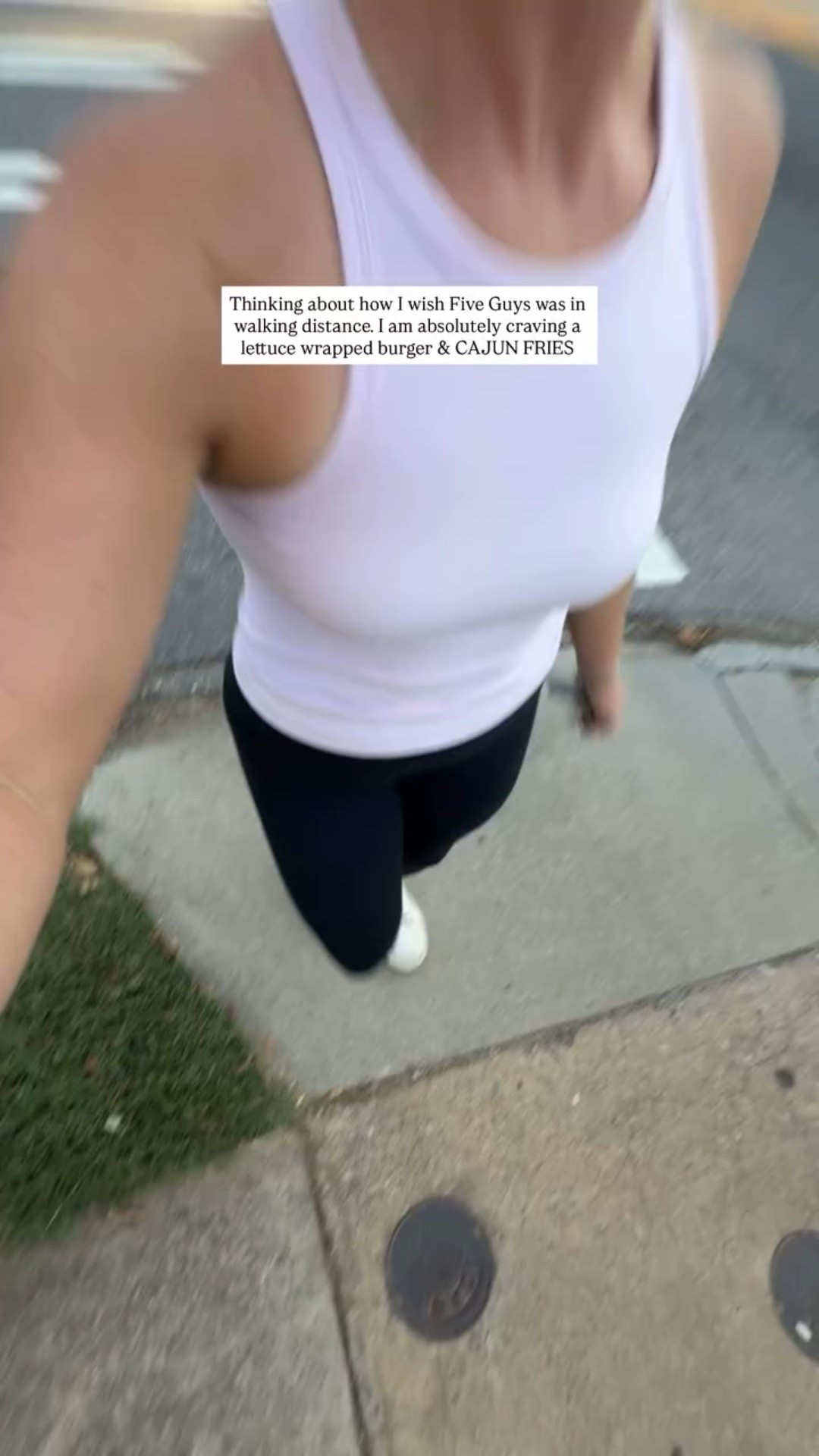 Thinking about how I wish Five Guys was in walking distance. I am absolutely craving a lettuce wrapped burger & CAJUN FRIES