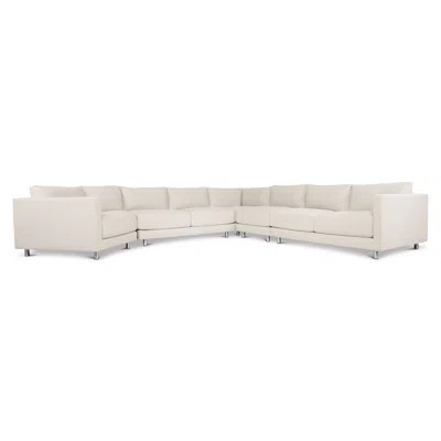 Avanni Outdoor 7 - Seat Patio Sectional with Sunbrella Cushions | Wayfair North America